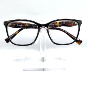 Tiffany & Co. Brown Tortoise Eyeglasses Frames Full Rim TF2175 8134 54-16-140 - Picture 1 of 9