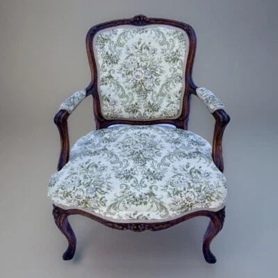 Antique French Louis XV Arm Chair - Image 1 of 4
