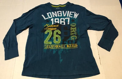 Camiseta ARIZONA JEAN CO L/S para niños - Gráficos adornados - Verde azulado - Talla M   Foto 1 de 4