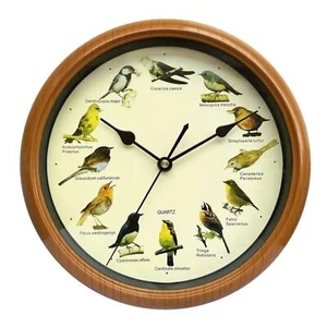 Singing Bird Wall Clock Hanging Clock Decor for Kitchen Home - Picture 1 of 5