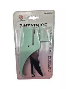 Cucitrice a pinza mano spillatrice pinzatrice per punti metallici 6/4 VERDE - Foto 1 di 3