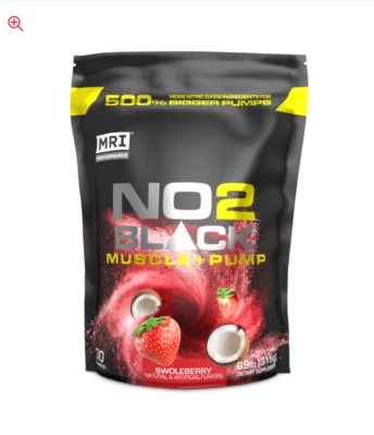 NO2 BLACK® MUSCLE + PUMP NITRIC OXIDE (30 SERVINGS) - Image 1 of 4