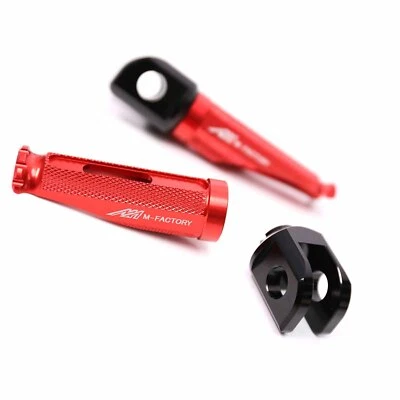 Clavijas delanteras Shinobi rojas Racing para Ducati 750 Super Sport 92-94 95 96 97 98 Foto 1 de 4