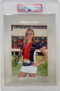 Nastia Liukin Signed 4x6 Photo USA Olympic Gymnastics 2008 Gold Medal China PSA - Picture 1 of 2