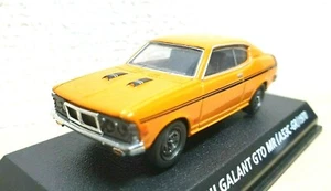 1/64 Konami 1970 MITSUBISHI GALANT GTO MR ORANGE diecast car model - Picture 1 of 3