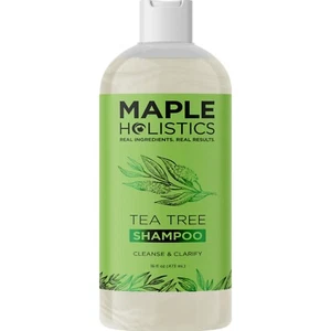 Teebaumöl Shampoo sulfatfrei - Tiefenreinigung vegan Teebaum Shampoo - Bild 1 von 6