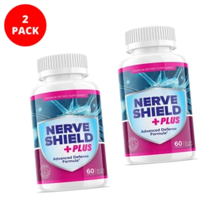 NERVE SHIELD PLUS Advanced Nerve Formula Pills For 120 Capsules (Official) - Picture 1 of 2