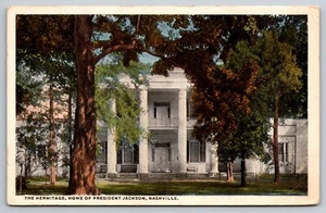 The Hermitage, Home of President Jackson, Nashville TN Vintage Postcard - Picture 1 of 2