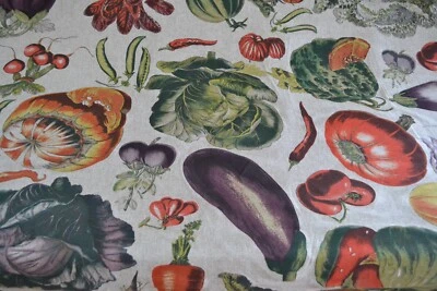 Tecido de linho com padrão de frutas por Design Legacy/Kelly O'Neal - 15 jardas - Imagem 1 de 4