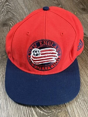 Adidas New England Revolution SnapBack Hat/Cap Red MLS Soccer - Image 1 of 4