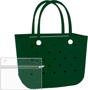 X-Large Rubber Tote Bag Waterproof Beach Washable Handbag Storage Bags Durable M - Picture 1 of 12