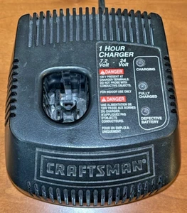 Craftsman Fast 1-Hour Battery Charger 7.2v 12v 18v 19.2v 24v 1425301 - Works - Picture 1 of 5