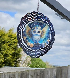 Eule Garten Wind Spinner Metall, 3D  - Bild 1 von 7