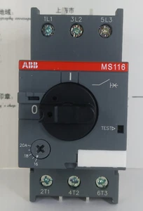 ABB Motor Protector Circuit Breaker MS116-20 - Picture 1 of 2