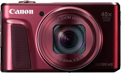 NEW Canon Digital Camera PowerShot SX 720 HS Red Optical 40 × Zoom PSSX720HSRE  - Image 1 of 3