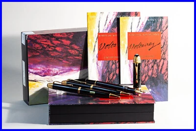 MONTBLANC Writers Edition von 1995 Voltaire SET Füller Kuli Bleistift ID 28703 - Bild 1 von 4