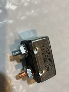 SELF RESETTING 50 amp circuit breaker HARLEY FLH FLT 1994-2005 74600-94 - Picture 1 of 1
