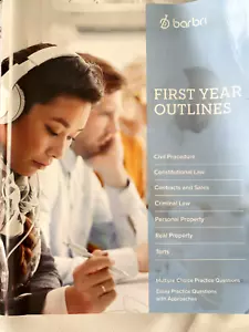 2019-2020 First Year Outlines For Law Students - BARBRI - Picture 1 of 20