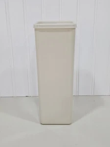 Vtg Tupperware Cracker or Cheese Keeper with Tray and Lid Almond Tan Sheer Top - Picture 1 of 7
