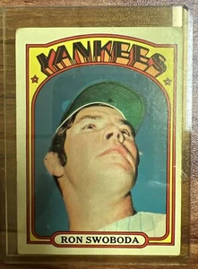 1972 Topps # 8 - RON SWOBOTA - New York Yankees. (T-BT) - Picture 1 of 2