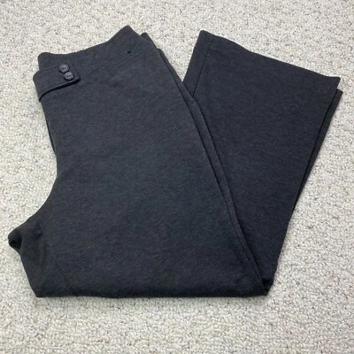 Studio 1940 Womens Pants sz 14/16 Short Dark Gray Bootcut Leg Flat Front Stretch - Image 1 of 4