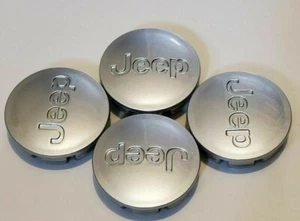 NEW JEEP SET OF 4 CENTER WHEEL WHEELS RIM RIMS CAP CAPS HUB HUBS 55MM AM - Foto 1 di 1