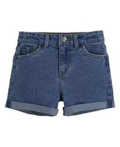 LEVI'S Toddler Girls Americana A-Line High Rise Shorts Blue Size 4T - Picture 1 of 2