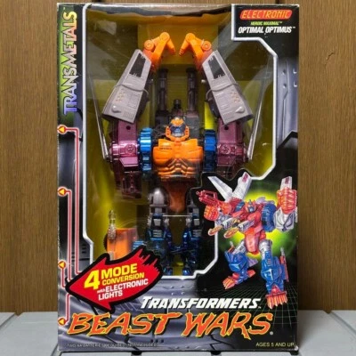 VTG 1998 Transformers Beast Wars Transmetals Optimal Optimus Figure Hasbro - NEW - Image 1 of 2