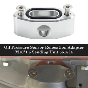 Billet Oil Pressure Sensor Relocation Adapter 551534 For LS LQ L92 L99 L33 LR4 - Picture 1 of 15