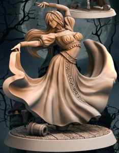 Dungeons & Dragons Playable Character - Female Human - Sorceress, Dancer, Cleric - Picture 1 of 1