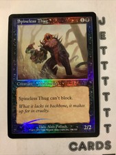 Foil Spineless Thug 7th Edition LP English Magic Actual Pics!