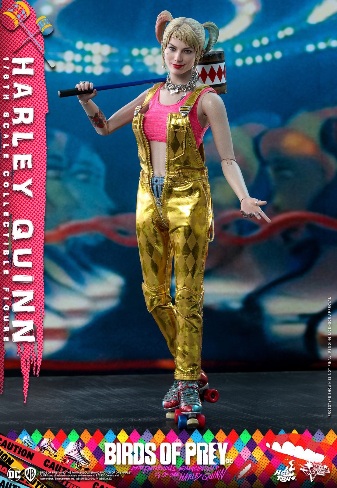 Prey Harley Quinn - Gold Female Boots 