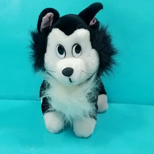 Vintage Walt Disney Figaro Stuffed Black Cat Pinocchio Plush Toy Sears Rare 10" - Picture 1 of 6