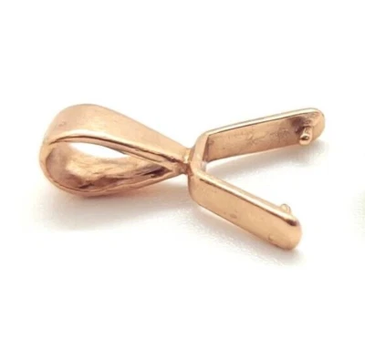 Fianza de pellizco de cobre sobre latón, 3 mm x 17 mm, 1 fianza, hallazgos JBB Foto 1 de 2