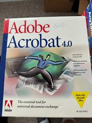 Adobe Acrobat 4.0 Standard for Windows MS Office - PRODUCT KEY NOT INCLUDED!!! - Image 1 of 2