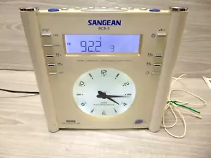 Sangean WWVB Atomic Clock FM/AM Radio RCR-3 Radio controlled Time - Picture 1 of 7