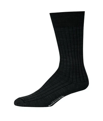 Men's Merino Wool Mid Calf Crew Dress Socks Warm Cozy Winter By Boardroom Socks - Image 1 of 4
