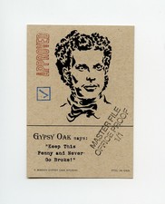 #TN100497 GEORGE WRIGHT Gypsy Oak Master File 1/1 Proof Card