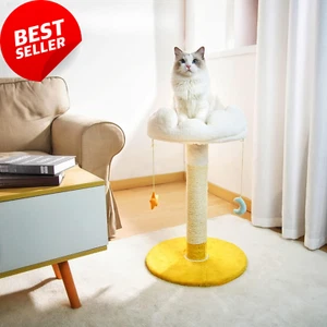 Cat Tree Scratching Post with Bed, Sisal Scratcher, Perch, Toys for Indoor Cats - Picture 1 of 12