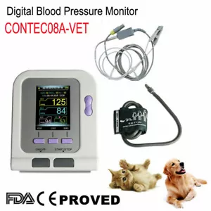 Monitor de presión arterial veterinario Contec EE. UU. VET BP monitor nuevo en caja + SPO2 + software - Imagen 1 de 12