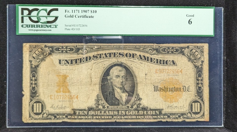 US Large Gold Certificates for sale eBay