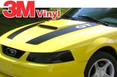 Gráfico del capó se adapta a: Mustang GT 1999-04 • Calcomanía a rayas en vinilo 3M  Foto 1 de 3