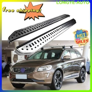 2PCS Side Steps Running Boards Fits For Volvo XC60 2013-2017 Side Nerf Bars - Picture 1 of 10