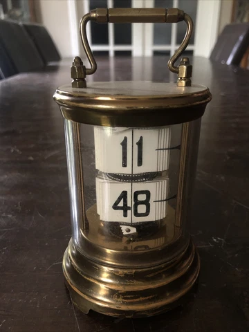 1903 Early Plato Flip Mystery Clock￼. It Works! Cover