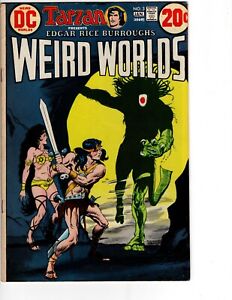 Weird Worlds #3 Comic Book (1973) Tarzan  VF