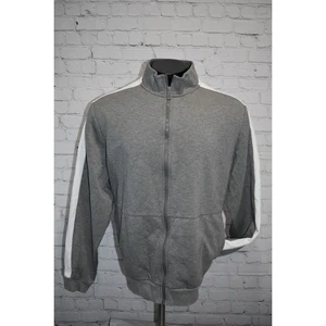 Puma Athletic Jacket Mens Size 2XL Full Zip Gray Performance With Pockets - Picture 1 of 7