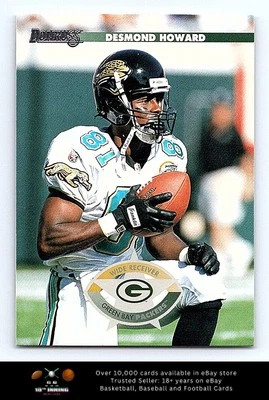 1996 Donruss FOOTBALL #6 Desmond Howard - Image 1 of 2
