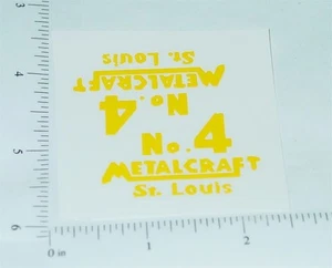 Metalcraft #4 Spielzeug Schaufel Fahrzeug Aufkleber Paar MC-027 - Bild 1 von 1