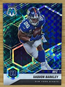 Saquon Barkley 2021 Mosaic Genesis Prizm Parallel Card #211 - Case Hit SSP - Imagen 1 de 2