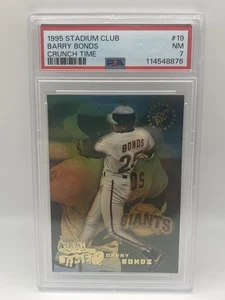 1995 STADIUM CLUB CRUNCH TIME #19 BARRY BONDS PSA 7(!) San Francisco Giants - Picture 1 of 5